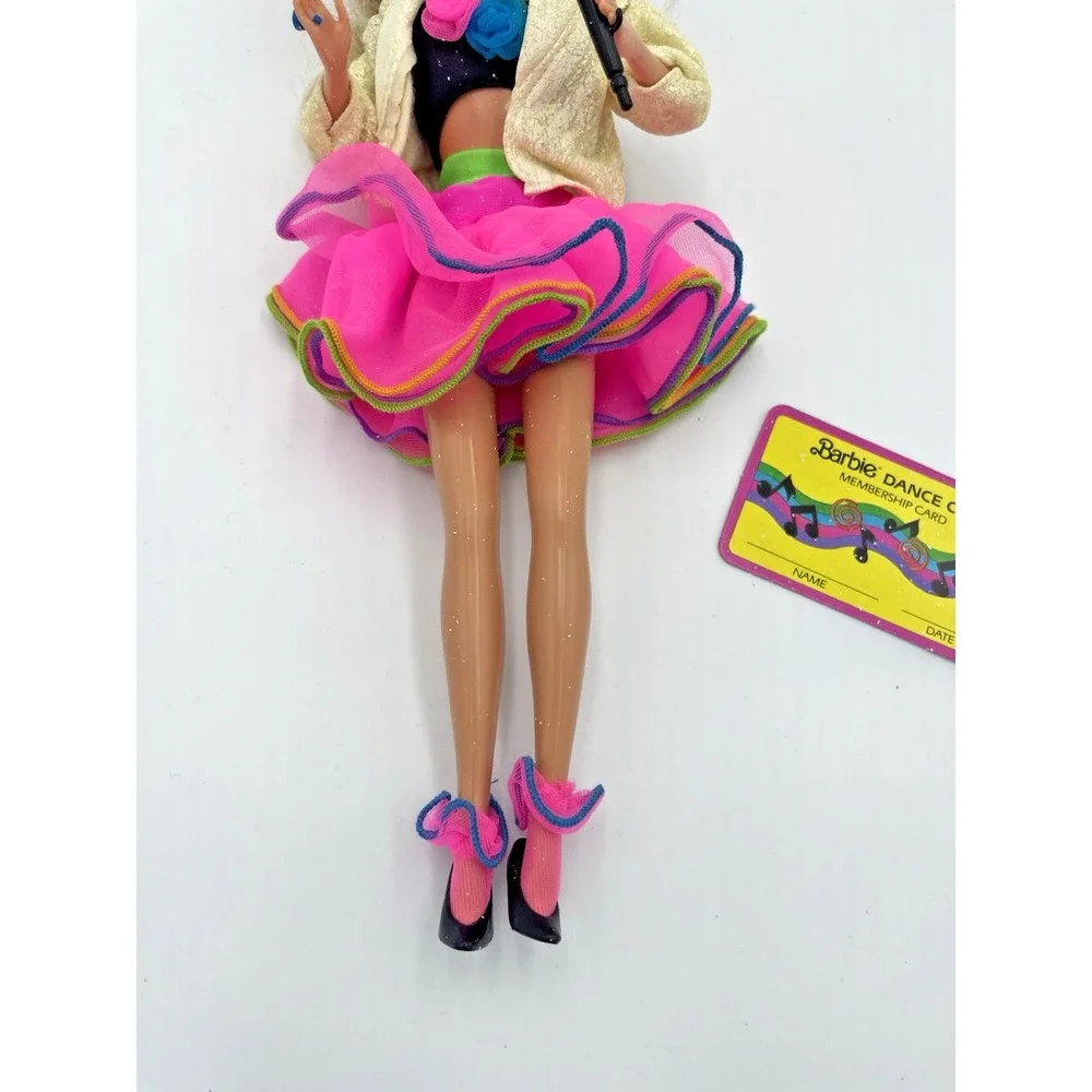 Vintage 1989‎ Mattel DANCE CLUB BARBIE Doll w Original Outfit & Accessories